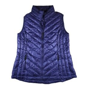 Therma Goose Down Vest Blue Large